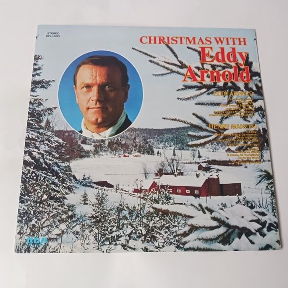 Vintage Christmas with Eddy Arnold & Henry Mancini vinyl record 1974 - Picture 1 of 9